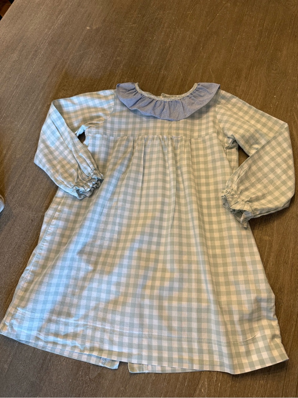 Hannah Kate Clothing Sage Windowpane Dress Size 7